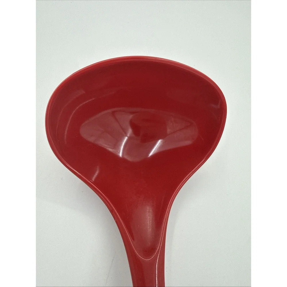 Hutzler 525 Red Melamine‎ Soup Serving Spoon